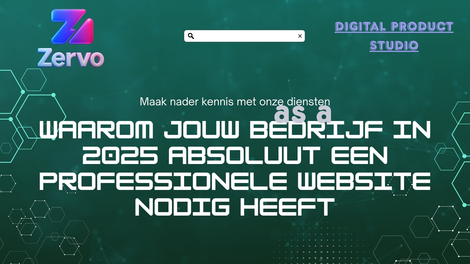 Waarom jouw bedrijf in 2025 absoluut een professionele website nodig heeft